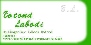 botond labodi business card